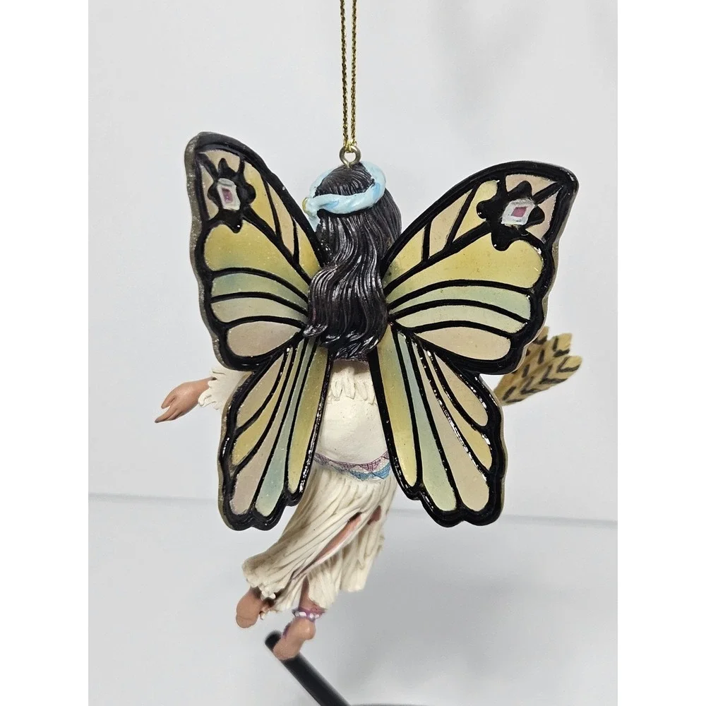 Vtg Ashton Drake The Sky Spirit Quest Spirit of the Butterfly Dance Ornament '03